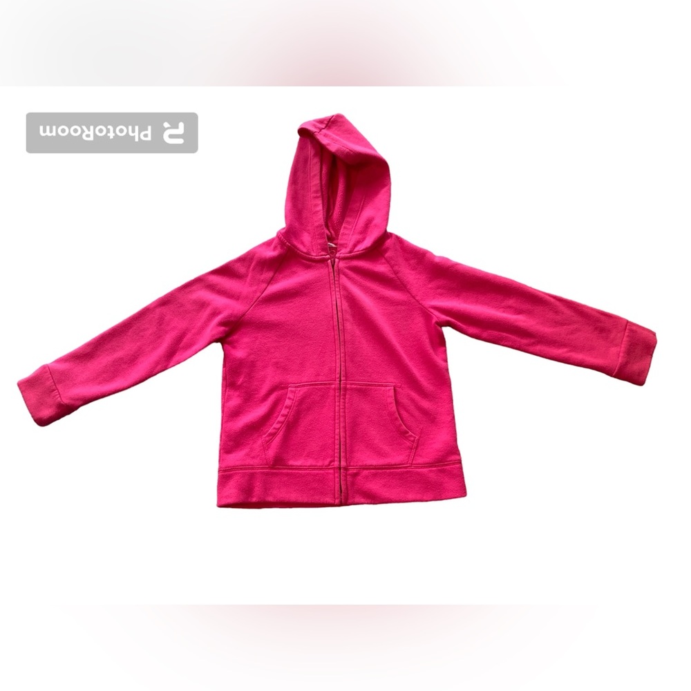 Children’s Place Pink Long Sleeve Hooded Sweat Jacket. Size Medium 7/8. - Picture 1 of 7